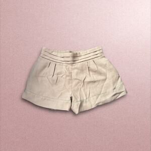 Bishop + Young High Waisted Tan Shorts
